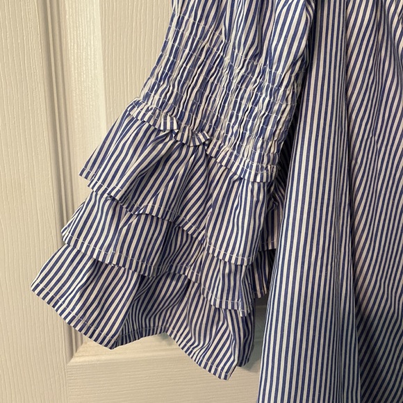 Blue Seersucker Top - Picture 3 of 5